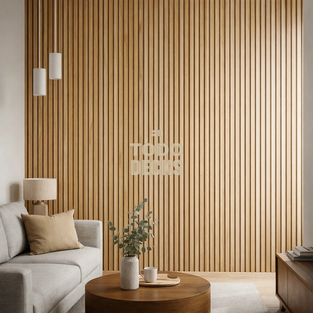 Lambrín Decorativo Interior Pino Delgado (6.17 m²)