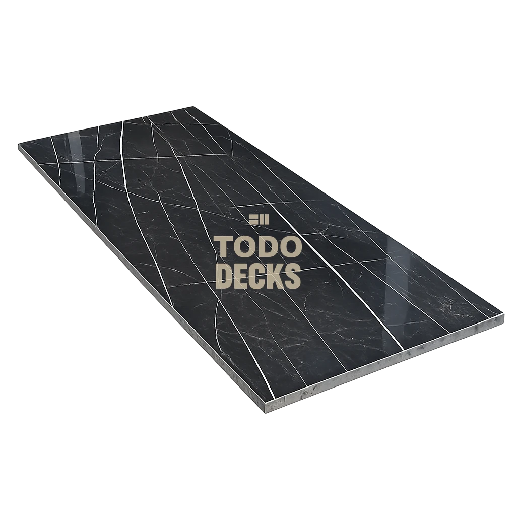 Panel de Mármol PVC Negro