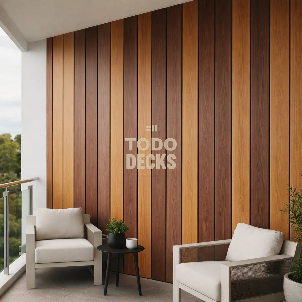 Deck WPC Bi tono café / teka