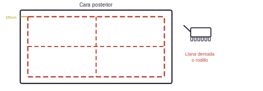 Aplicar el adhesivo al panel