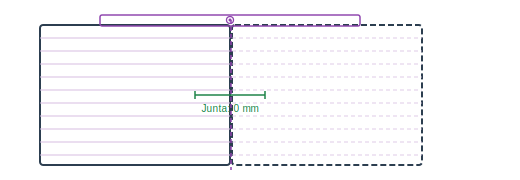 Verifica la alineación entre paneles